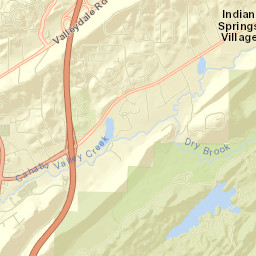 Indian Springs Village Street Map