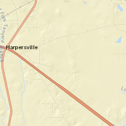 Harpersville Street Map