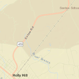 Holly Hill Street Map