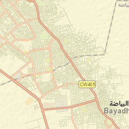 El Oued Street Map