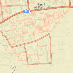 Al Fallūjah Street Map