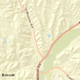 Bonsall Street Map