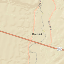 Peridot Street Map