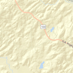 Heard County Street Map