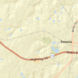Senoia Street Map