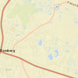 Bamberg Street Map