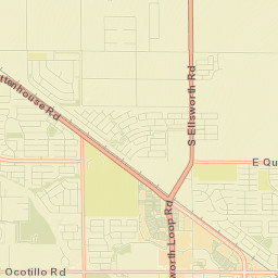 Queen Creek Street Map