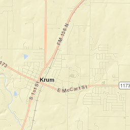 310 South Jackson Street, Krum, TX 76249 Street Map