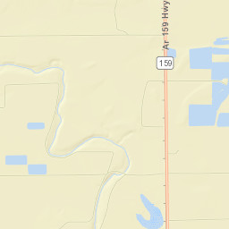 Chicot County Street Map