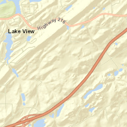 Lake View Street Map