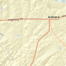 Clay County Street Map