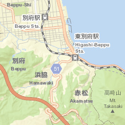 Beppu Street Map