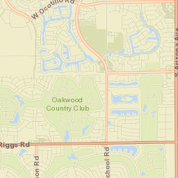 Sun Lakes Street Map