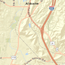 Alabaster Street Map