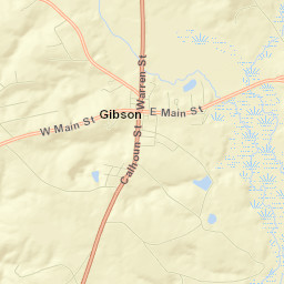 Gibson Street Map