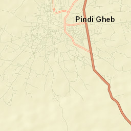 Pindi Gheb Street Map