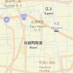 Saga Street Map