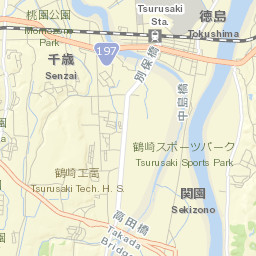 Tsurusaki Street Map