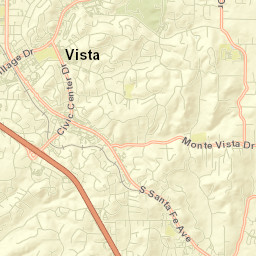 Vista Street Map