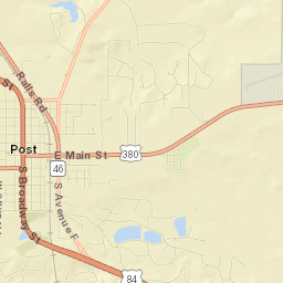 Post Street Map