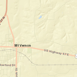 105 Kaufman Street Mount Vernon TX Street Map