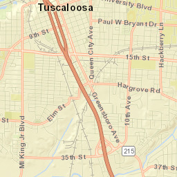 727-793 Hackberry Lane, The University of Alabama Street Map