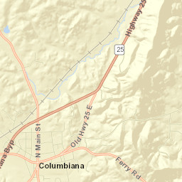 Columbiana Street Map