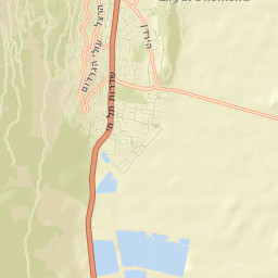 Qiryat Shemona Street Map