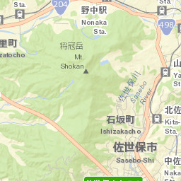 Sasebo Shi Street Map