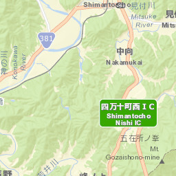 Shimanto Street Map