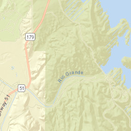 Elephant Butte Street Map