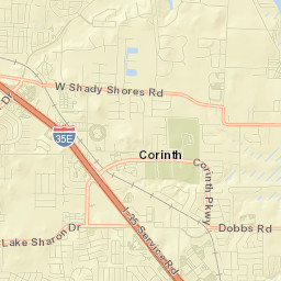 Corinth Street Map