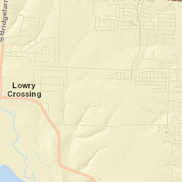 Lowry Crossing Street Map