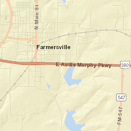 Farmersville Street Map