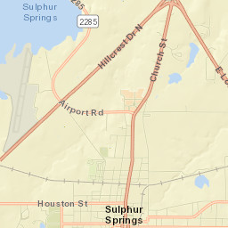 1238-1298 Davis Street North, Sulphur Springs Street Map