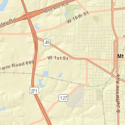 Mount Pleasant Street Map