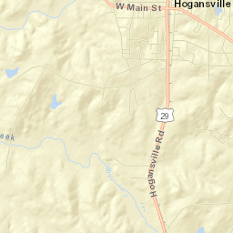 Hogansville Street Map