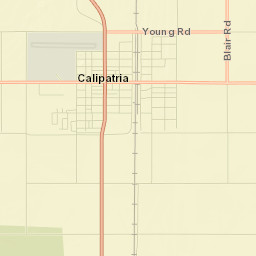 Calipatria Street Map