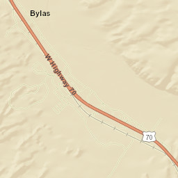 Bylas Street Map