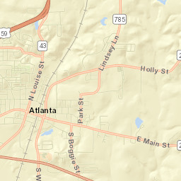 Atlanta Street Map