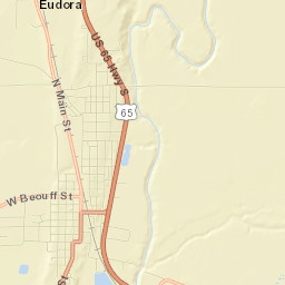 Eudora Street Map