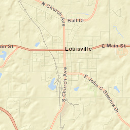 144-698 Armstrong St Louisville MS Street Map