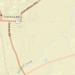 Aliceville Street Map