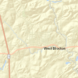 West Blocton Street Map
