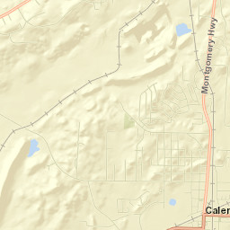 Calera Street Map