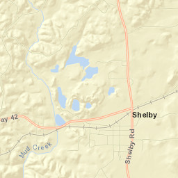 Shelby Street Map