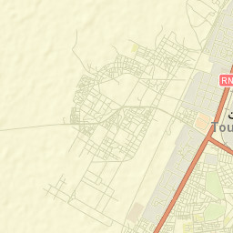 Touggourt Street Map