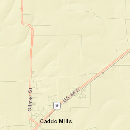 Caddo Mills Street Map
