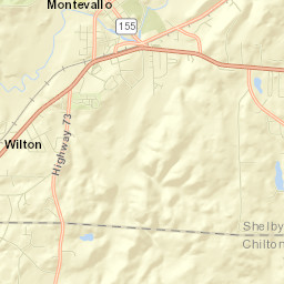 Montevallo Street Map