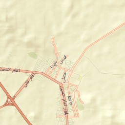 Buin va Miandasht Street Map